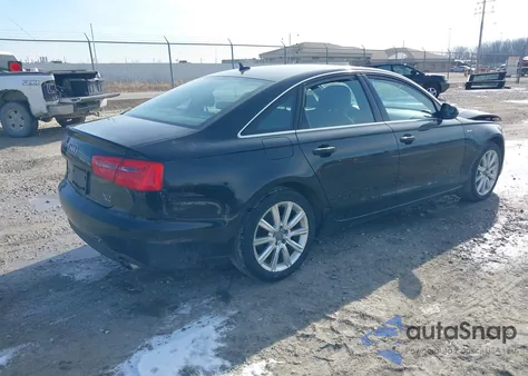 2014 Audi A6 3.0T Premium Plus из США, поврежденный, VIN WAUFGAFCXEN157457